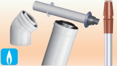 Systèmes Concentriques Alu/Alu - Pour chaudières Gaz