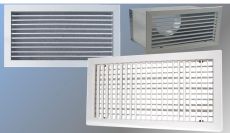 Grille murale de diffusion d'air