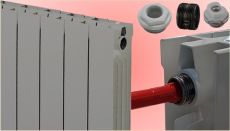 Radiateurs à éléments et raccords