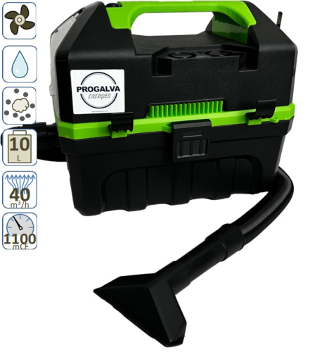 Aspirateur ramonage sans fil Neso 10 - cuve 10 litres - 1000 watts (avec batterie et chargeur)