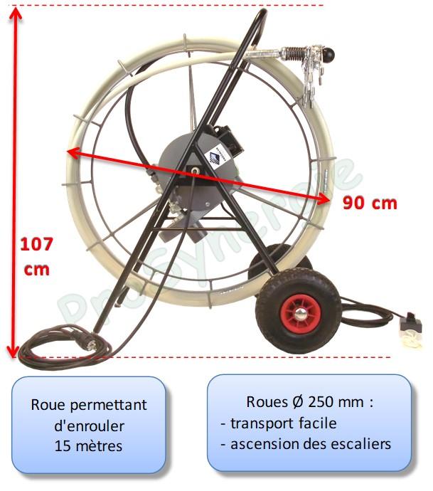 Rotonet : Présentation de l´appareil à débistrer les conduits de cheminée