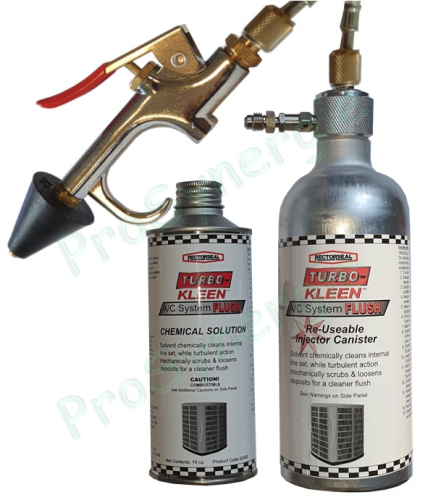 Turbo kleen - Kit de nettoyage chimique circuits de clim à propultion azote sous pression