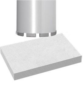 Pierre à affûter 25 x 12 cm pour couronnes de carottage diamantées