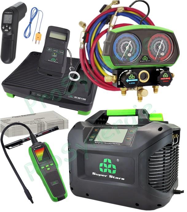 Kit Outils Prémium pour Attestation de Capacité Climatisation avec manifold 2 voies