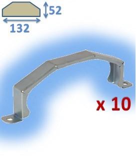 Bride métal - Réseau Ventilation Optiflex Ovale