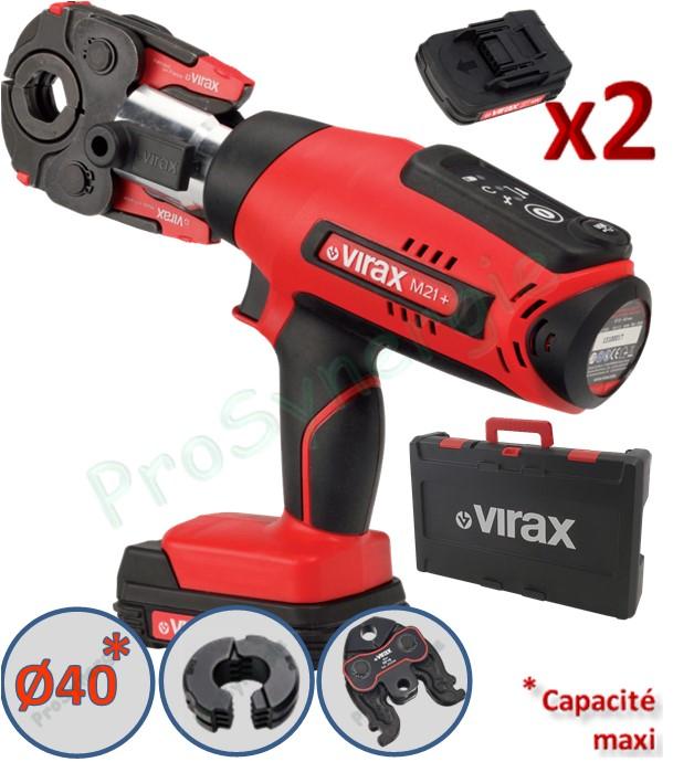 Presse à sertir Electro-mécanique Viper® M21+ (Pince mère + 2 batt 18V-1,5AH)