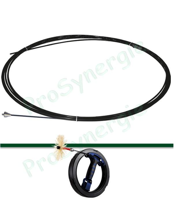 Tige de remplacement en fibre de verre Ø 4,5 mm, longueur 15 m