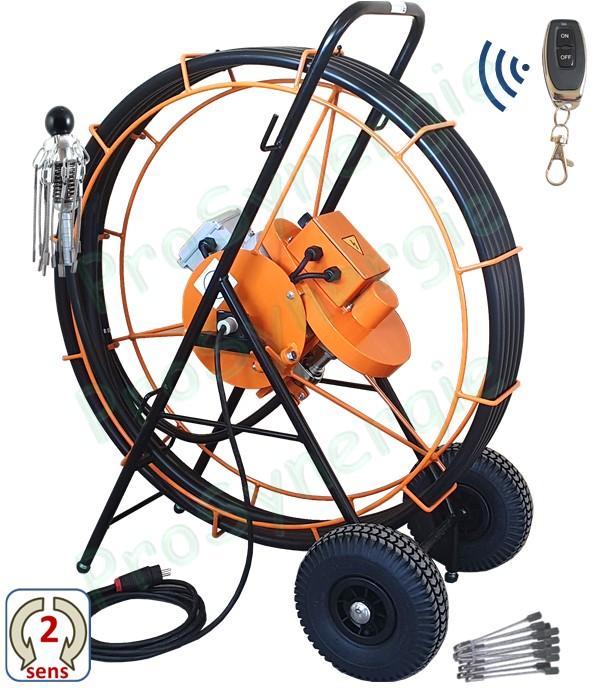 Nouveau Rotonet 2 sens : Présentation de l´appareil à débistrer les conduits de cheminée