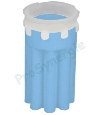 Tamis synthétique fritté Magnum bleu 50 à 75 μm (cartouches filtrantes forme étoile) ØxL = 118x38mm