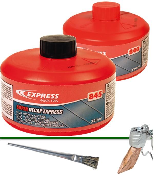 DECAP ou Super DECAP EXPRESS 320 ml - Décapant pour soudure étain (Recommandé sur métaux neufs ou oxydés)