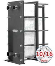 Chassis (LxHxEp = 180x480x12mm) avec tirant avec tirants pour échangeur Zilmet type Z2 (10 Bars)