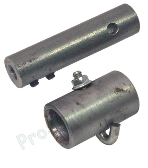 Kit d'entainement motoréducteur de vis sans fin (axe de fixation, douille et goupille)