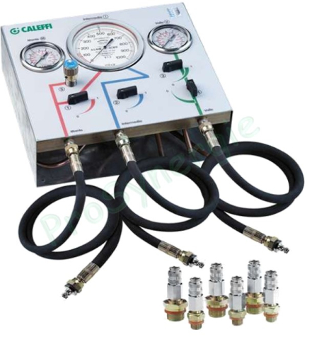 Malette de contrôle périodique (annuel) de disconnecteurs type BA (Manomètres, raccords, flexibles)