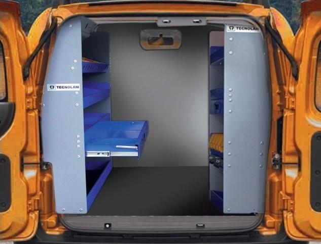 Set Rangements étagères Ti-Concept Fiat Fiorino