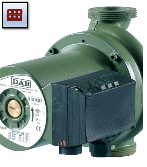 Circulateurs petits collectifs DAB - Raccord union - Hauteur 180mm Mono ou Triphasé