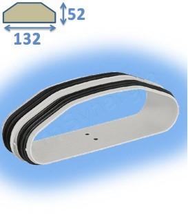 Raccord étanche - Réseau Ventilation Optiflex Ovale