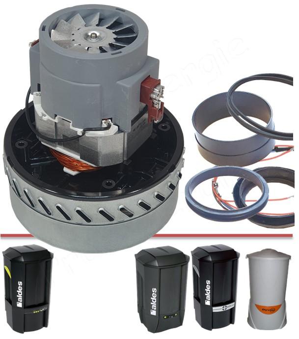 Moteur à bypass universel 1400W 230Vac 50/60Hz pour aspirateur Dyvac / C.Cleaner / Booster / Power / CBlue
