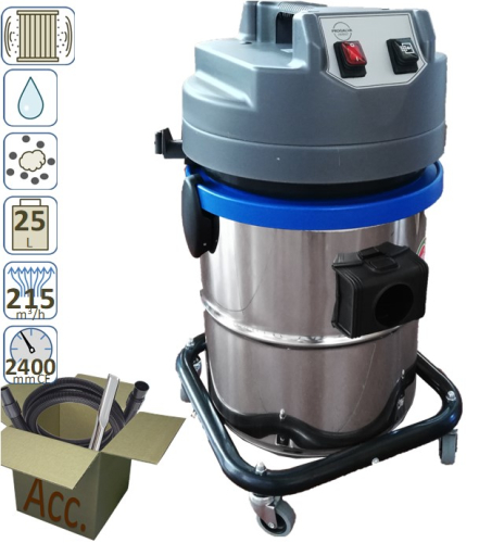 Aspirateur ramonage Neso 25 - cuve 25 litres - Moteur 1400 watts