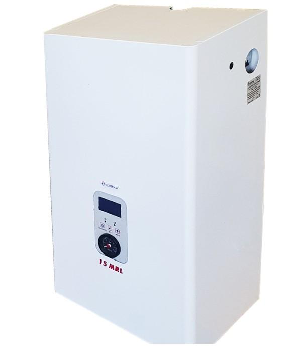MRL-N 15 - Chaudière électrique 15KW 400V (HxLxP= 700x385x260mm) équipé vase 6l, pompe, soupape, vannerie, sécurité, raccords Ø1´´ + régulateur climatique