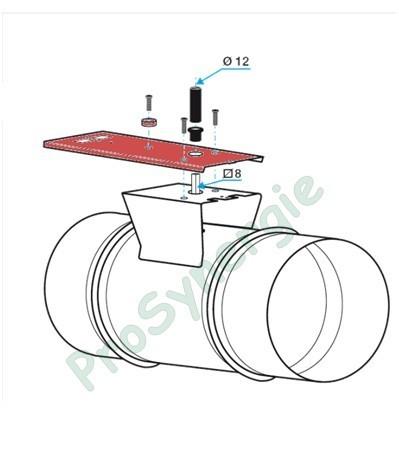 Kit platine de motorisation pour registre de Ventilation et conduit d´air
