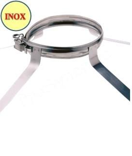 Collier de centrage  araignée  Inox 316 pour conduit de fumée rigide - Ø 125 à 400 mm