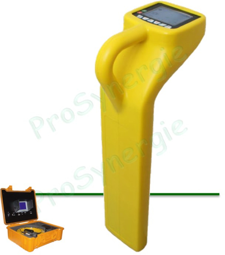 Détecteur de tête de caméra d´inspection de canalisations - Affichage digital - Multifréquences 50 Hz à  83 kHz