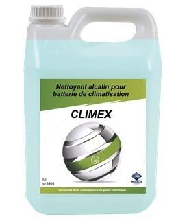 CLIMEX - Produit d'entretien, nettoyant alcalin gaines, résaux de ventilation (VMC batteries, filtres, etc.) dégraissant, dépoussièrant, alimentaire (s'utilise pur ou dilué jusqu'à 25%)