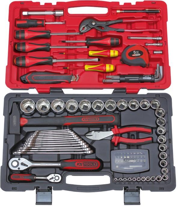 Coffret de douilles et accessoires ULTIMATE® 1/4'' - 1/2'', 100 pièces