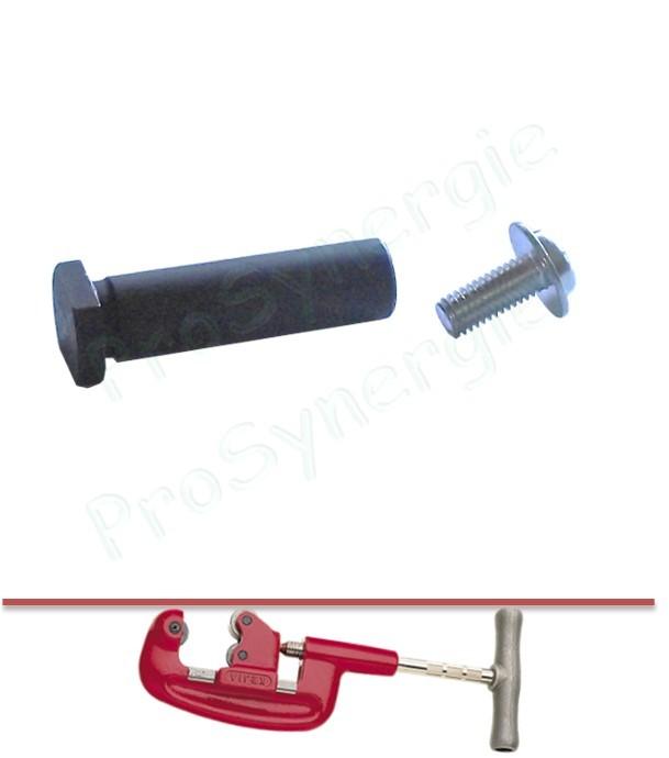 Axe de molette avec vis pour Coupe-tube Fer Virax 21011/2/3