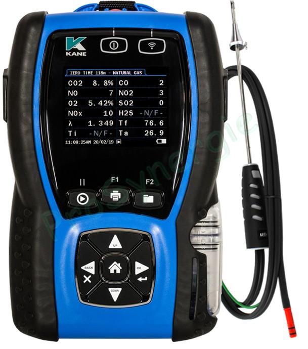 Analyseur de combustion Kane 460 - Cellule CO 10.000 ppm - Bluetooth + sonde + chargeur + Kane-Link