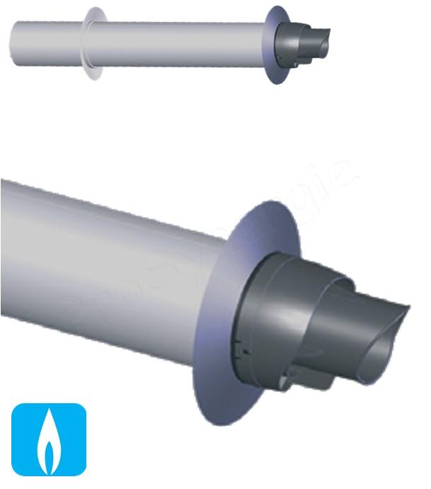 Terminal Horizontal Econext pour Concentrique Aluminium / Galva