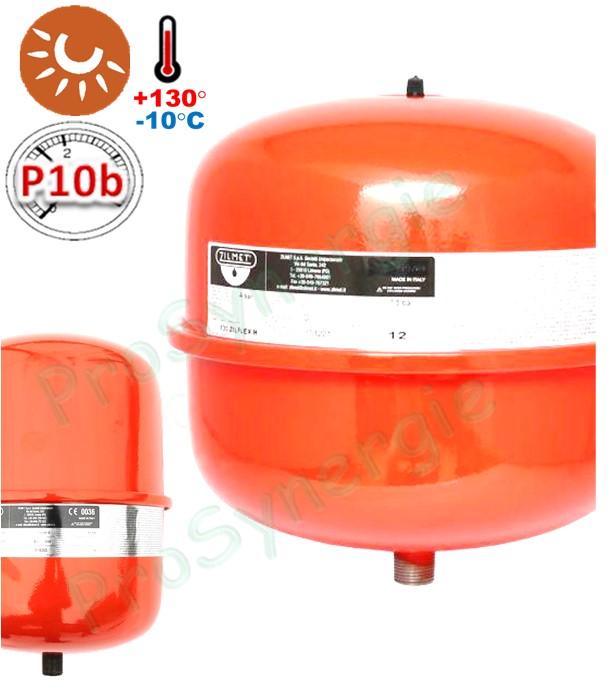 Vases d´expansion solaires suspendus - Série Solar-Plus ( 4 à 25 litres) Raccordement mâle Ø 3/4''