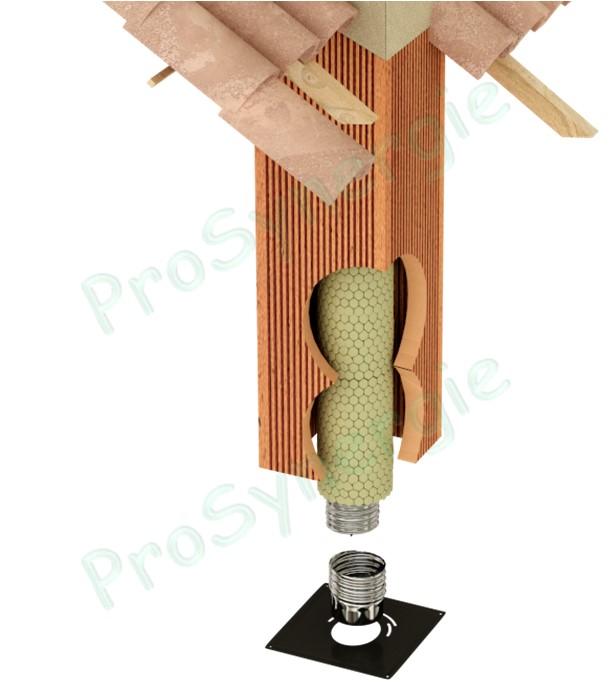 Conseils de pose et exemples de Tubage Flexible Pré-isolé pour conduit de fumée